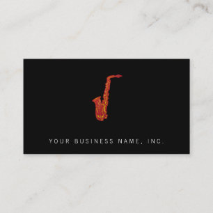 Saxophone Business Card