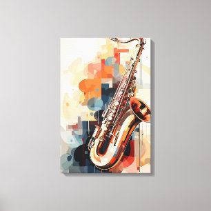 Saxophone Canvas Print