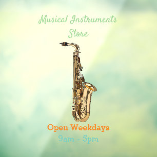 Saxophone cartoon illustration