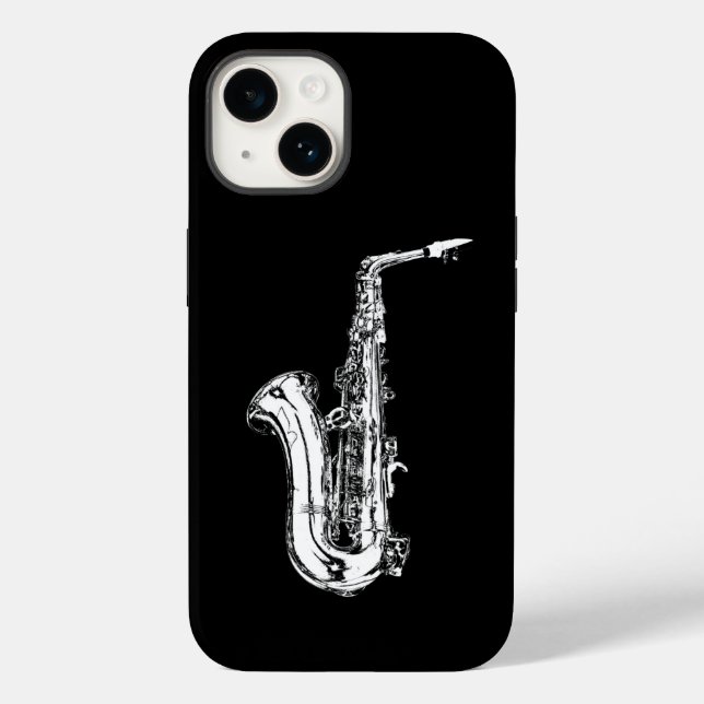 Saxophone Case-Mate iPhone Case (Back)