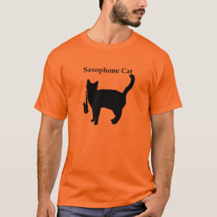 Saxophone Cat T-Shirt