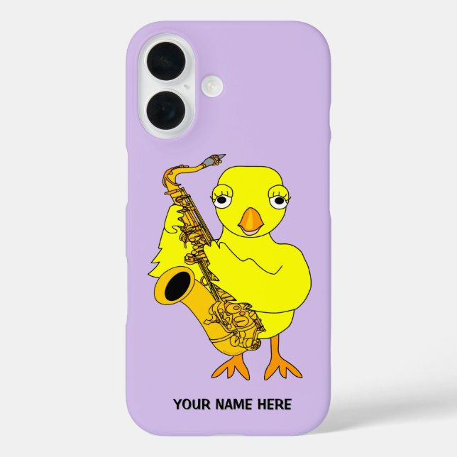 Saxophone Chick Graduation Case-Mate iPhone Case (Back)
