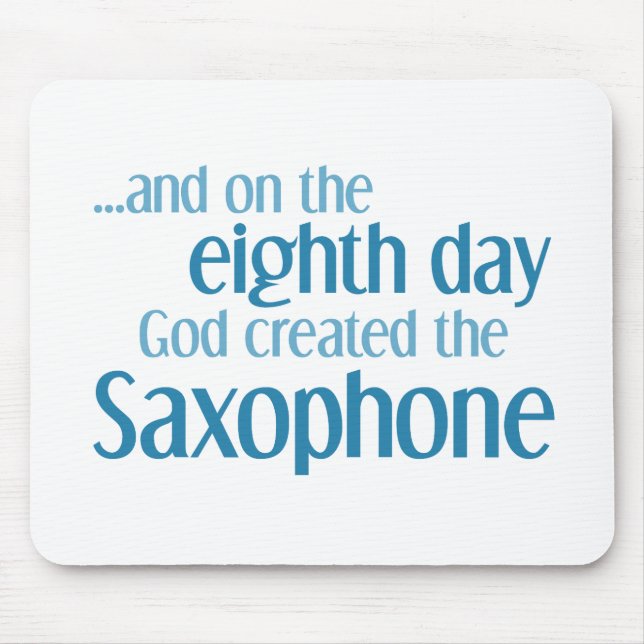 Saxophone Creation Mouse Pad (Front)