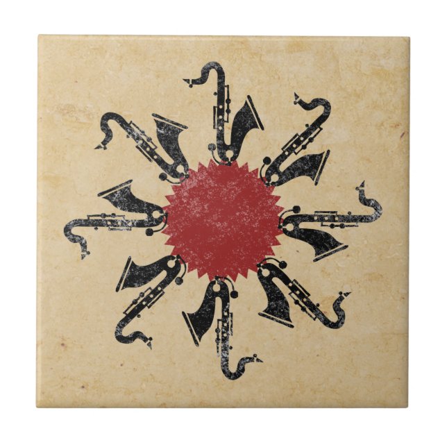 Saxophone Dance Tile (Front)