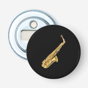 "Saxophone" design gifts and products Bottle Opener