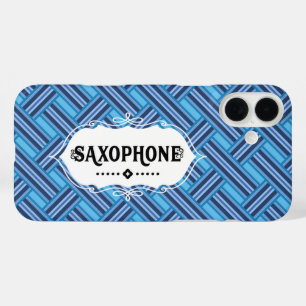 Saxophone Emblem  iPhone 16 Plus Case