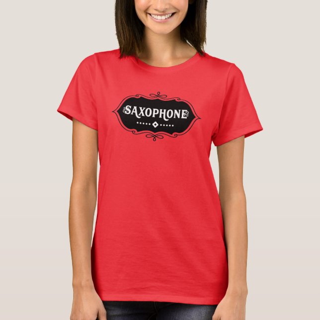 Saxophone Emblem T-Shirt (Front)
