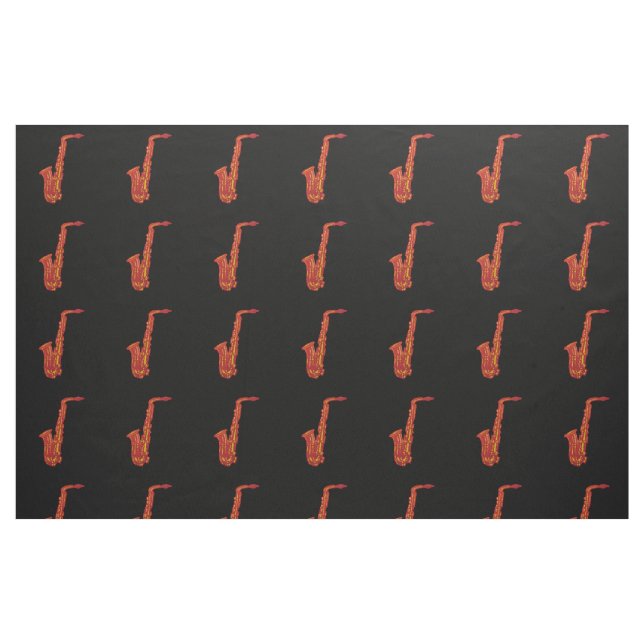Saxophone Fabric (Fat Quarter)