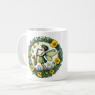 Saxophone Fairy Coffee Mug