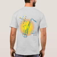 Saxophone Illustration Cool Modern Art Saxophonist