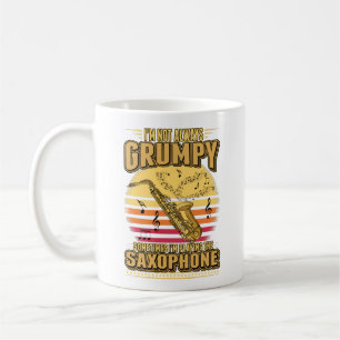 Saxophone Jazz Music Player Saxophonist Coffee Mug