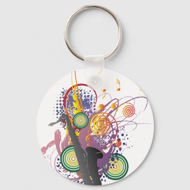 saxophone key ring (Front)