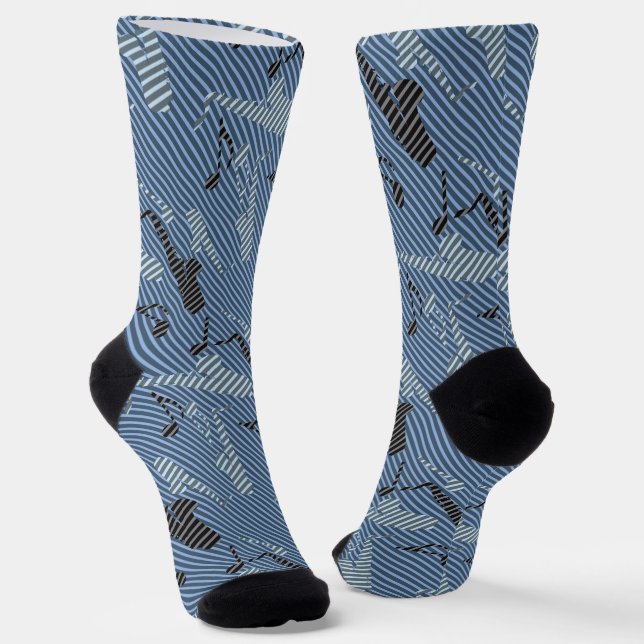 Saxophone Lines Socks (Angled)