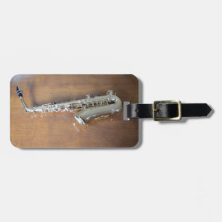 Saxophone Luggage Tag