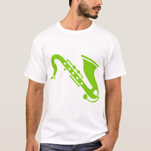 Saxophone - Martian Green T-Shirt