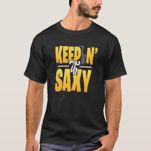 Saxophone Motif For Saxophone Player T-Shirt