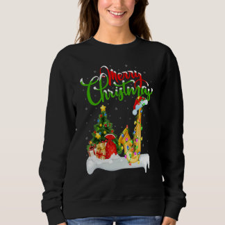 Saxophone Music   Xmas Decorations Saxophone Chris Sweatshirt