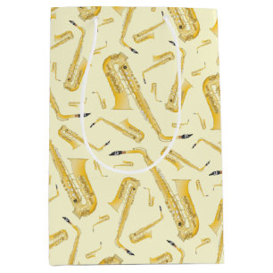 Saxophone Musician Band Teacher Medium Gift Bag