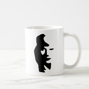 Saxophone Or Woman Optical Illusion Coffee Mug