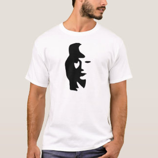 Saxophone Or Woman Optical Illusion T-Shirt