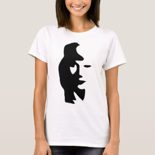 Saxophone Or Woman Optical Illusion T-Shirt
