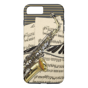 Saxophone & Piano Music iPhone 8 Plus/7 Plus Case