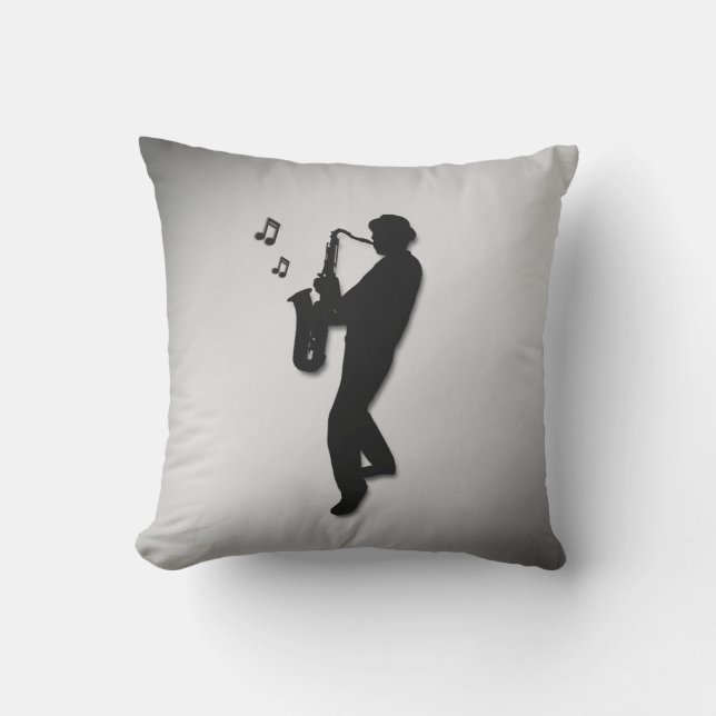 Saxophone Player Cushion (Front)