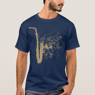 Saxophone Player Jazz-band Music Lover 2784 T-Shirt