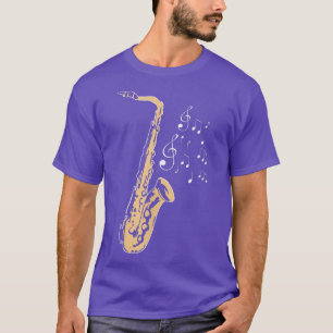 Saxophone Player Jazz Band Music Lover  T-Shirt
