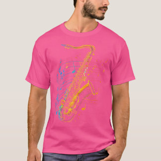 Saxophone Player Jazz Music Musician Saxophonist T-Shirt