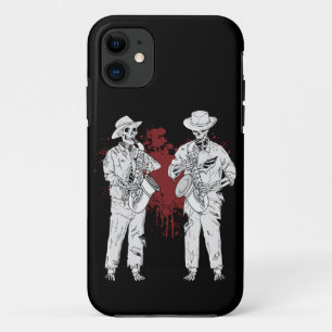 Saxophone Player Men Music Big Band Saxophonist Case-Mate iPhone Case