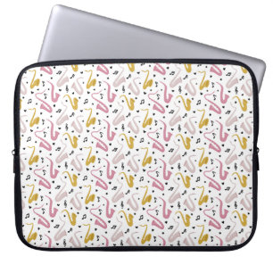 Saxophone Player Musician Jazz Laptop Sleeve