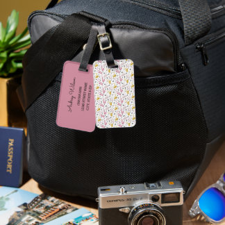 Saxophone Player Musician Jazz Luggage Tag