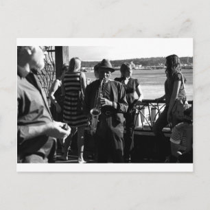 Saxophone Player Postcard