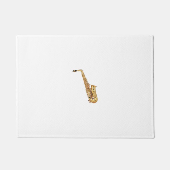 ***SAXOPHONE PLAYER'S *** DOORMAT (Front)