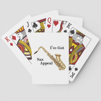 Saxophone Playing Cards