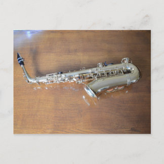 Saxophone Postcard