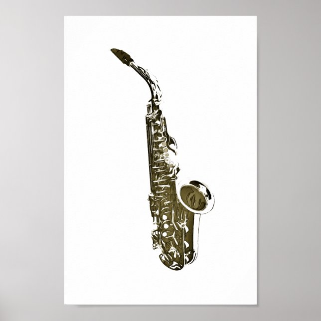Saxophone Poster (Front)
