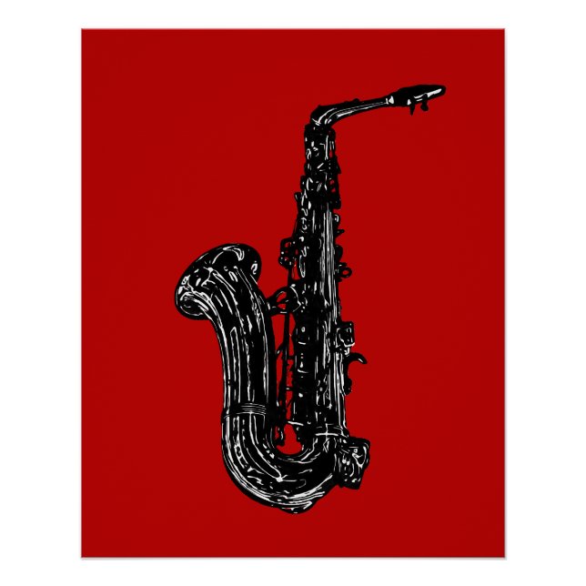Saxophone Poster (Front)