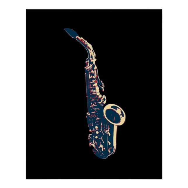 Saxophone Poster (Front)