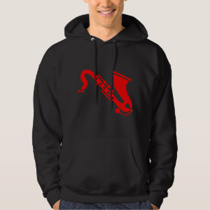 Saxophone - Red Hoodie