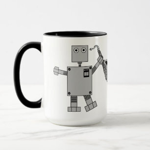 Saxophone Robot Mug