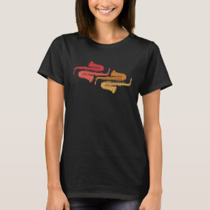 Saxophone Saxaphone Player Music Jazz Tenor 4 T-Shirt