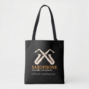 Saxophone - Saxophone Definition Tote Bag