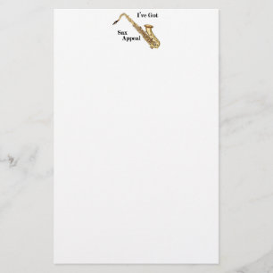 Saxophone Stationery
