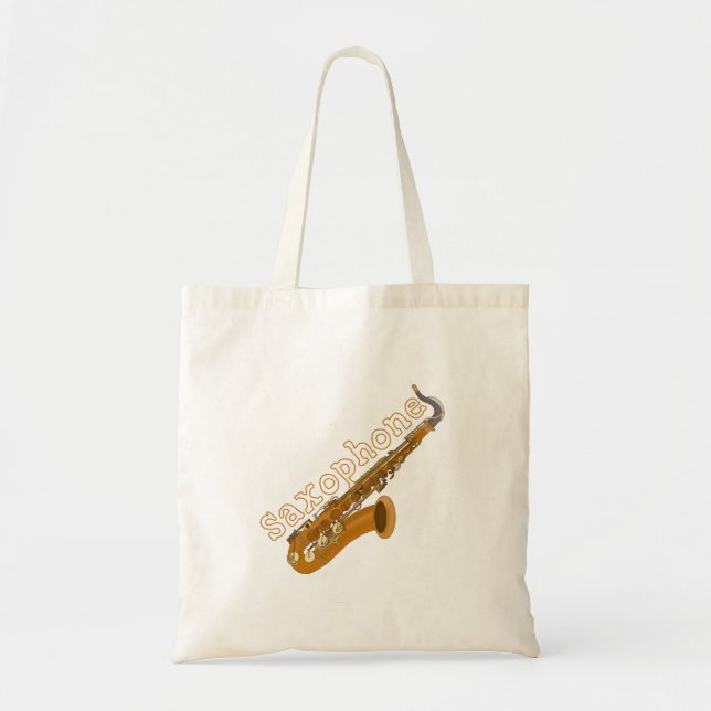 Saxophone Tote Bag (Front)