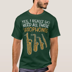 Saxophone Types 1 T-Shirt
