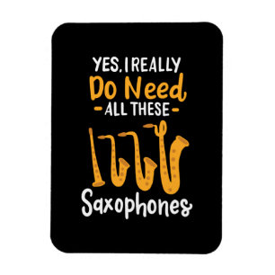 Saxophone Types Magnet