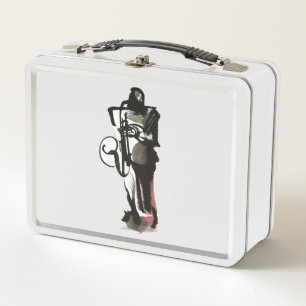 Saxophonist Metal Lunch Box