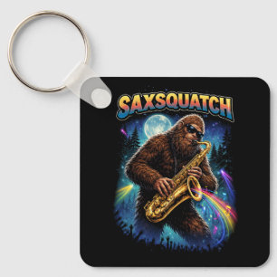 Saxsquatch Key Ring